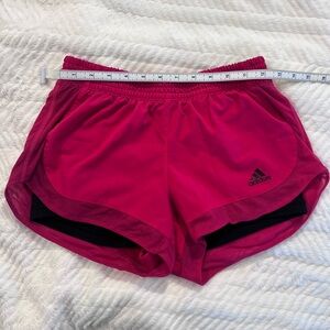 Adidas Women's Hot Pink Climalite Dual Shorts size xs